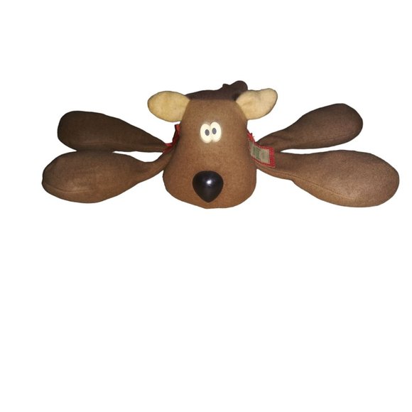 VTG Rodney Reindeer Sewn Stuffed Animal Reindeer Plush Hallmark #64141 10 Inch - Picture 2 of 12